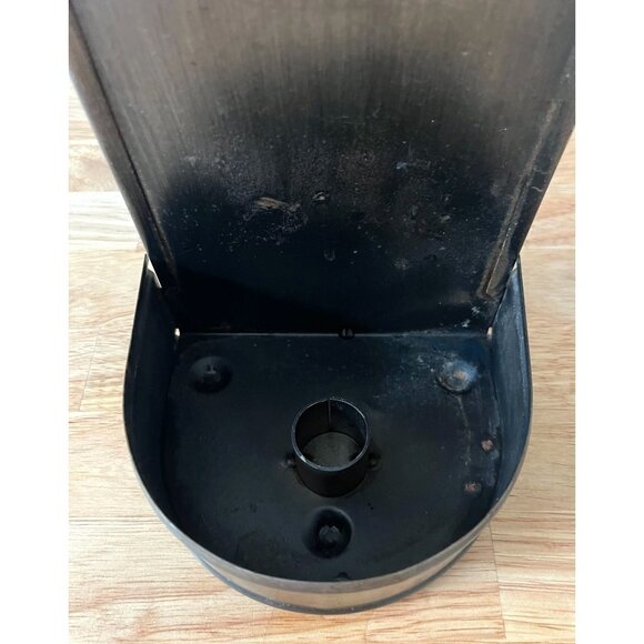 VTG Punched Metal Tin Candle Holder Wall Or Table Mount - Picture 9 of 12